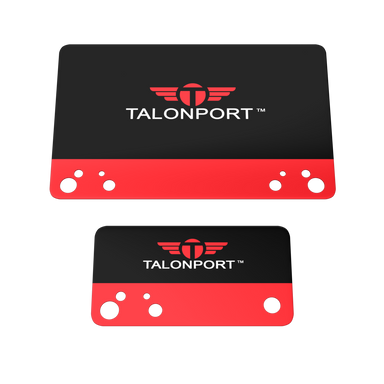 Two Pack Silver Metal Luggage Tags — Talonport